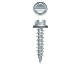 Strong-Point NA10125 – Slotted Indented Hex Washer Head Self Tapping Sheet Metal Screw, Zinc Plated with Bonded NEO-EPDM Washer, 10-12 x 3/4, Twinfast, Case Quantity: 4000