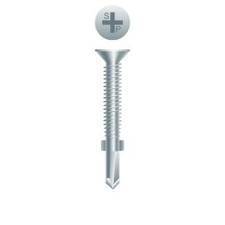 Strong-Point R158 – Phillips Flat Head Reamer w/Wings, Zinc Plated, 10-16 x 1-5/8, #3 Point, Case Quantity: 4000