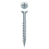 Strong-Point X816NZ – Phillips Flat Head w/Nibs Particle Board Screws, Type ’17’, Zinc Plated, 8 x 1, Case Quantity: 10000