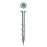 Strong-Point XQ816NZ – Square Drive Flat Head w/Nibs Particle Board Screws, Type ’17’, Zinc Plated, 8 x 1, Case Quantity: 10000