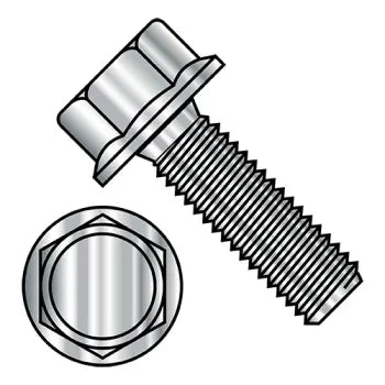 M10-1.5 x 20  Din 6921 Indented Hex Flange Washer Non-Serrated Screw Ful Thd A2 Stainless