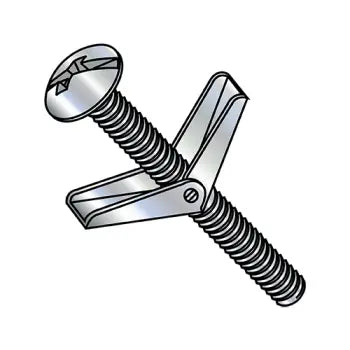 1/8 x 2 Combination Mushroom Head Toggle Bolt Zinc Plated