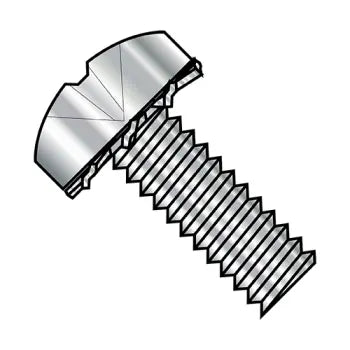 4-40 x 1/4 Phillips Pan External Sems Machine Screw Fully Threaded 4 10 Stainless Steel