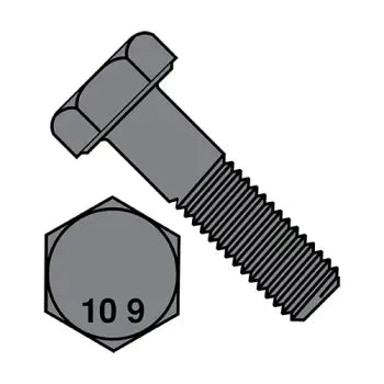 JFAST M860D93110 - M8X60  Din 931 Class 10.9 Steel Metric Partially Threaded Cap Screw Plain, Case Quantity: 
300