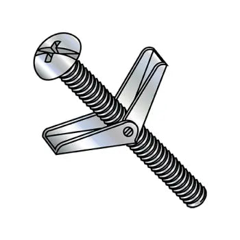 1/8 x 2 Combination Round Head Toggle Bolt Zinc Plated