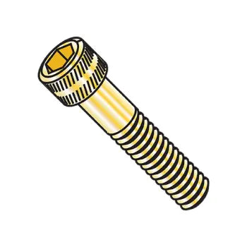 JFAST MS16997-100 - 3/8-16X1 1/4  MS16997 Military Socket Head Cap Screw Cadmium Yellow DFAR, Case Quantity: 
50