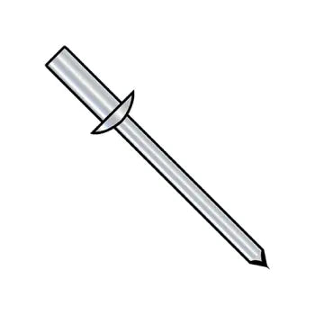 1/8 x 0.06- 0.12 Closed End Steel Rivet With Steel Mandrel