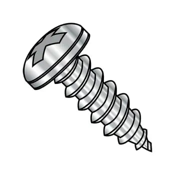 2-32 x 1 Phillips Pan Head Self-Tapping Sheet Metal Screw Screw Type AB Fully Threaded 18-8 Stainless Steel