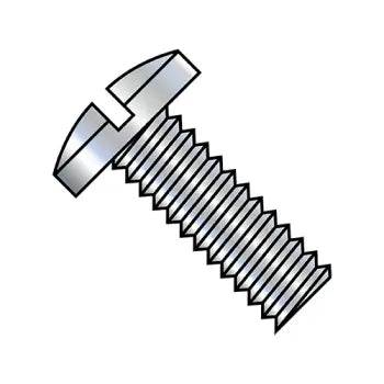 2-56 x 1/8 Slotted Binding Undercut Machine Screw Fully Threaded Zinc Plated