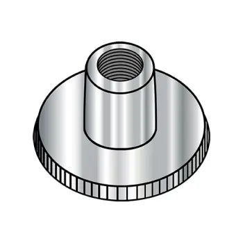 JFAST M4D466A2 - M4-0.7  Metric Din 466 Knurled Thumb Nuts high type AISI 303 Stainless Steel, Case Quantity: 
500