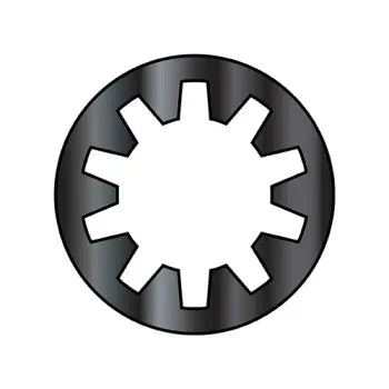 JFAST M6D6797JB - M6 DIN6797J Internal Tooth Lockwasher Black Oxide, Case Quantity: 
6,000