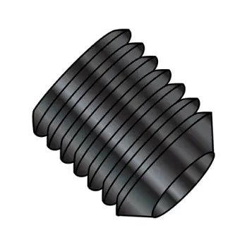 4-40 x 1/4 Coarse Thread Socket Set Screw Cup Point Imported Black Oxide and Oil