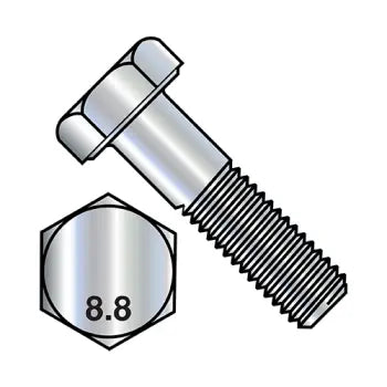 JFAST M655D9318 - M6X55  Din 931 Class 8.8 Steel Metric Partially Threaded Cap Screw Zinc, Case Quantity: 
500