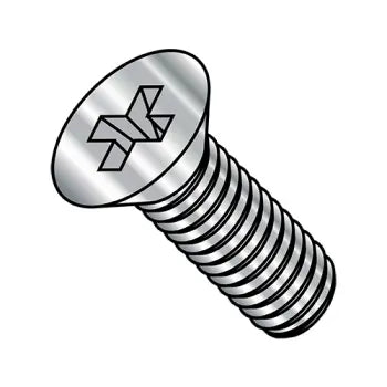 2-56 x 3/16 Phillips Flat Machine Screw Fully Threaded 18-8 Stainless Steel