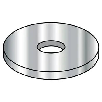 JFAST 50WFBW300 - 1/2" Flat Washers, Type B Wide Series, 300 Series Stainless Steel, Made in USA, DFAR Compliant, Case Quantity: 200