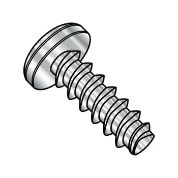 3-24 x 3/8 Phillips Pan Plastite Alternative 48-2 Fully Threaded 18-8 SS Passivated And Wax