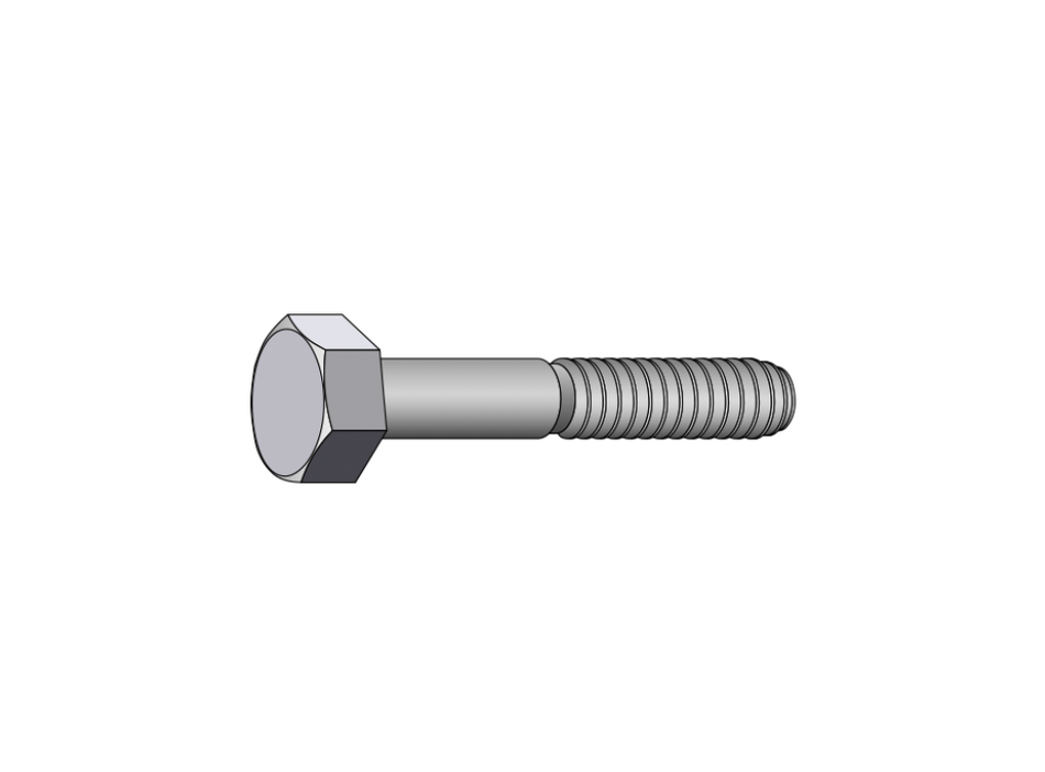 JFAST M820BF8P - M8-1.25 x 20 mm Hex Flange Bolts, Non-Serrated, Grade 8.8, Plain, DIN6921, Case Quantity: 800